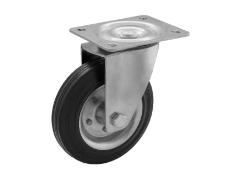 Zestaw kołowy metal-guma skrętny CKPW-SG